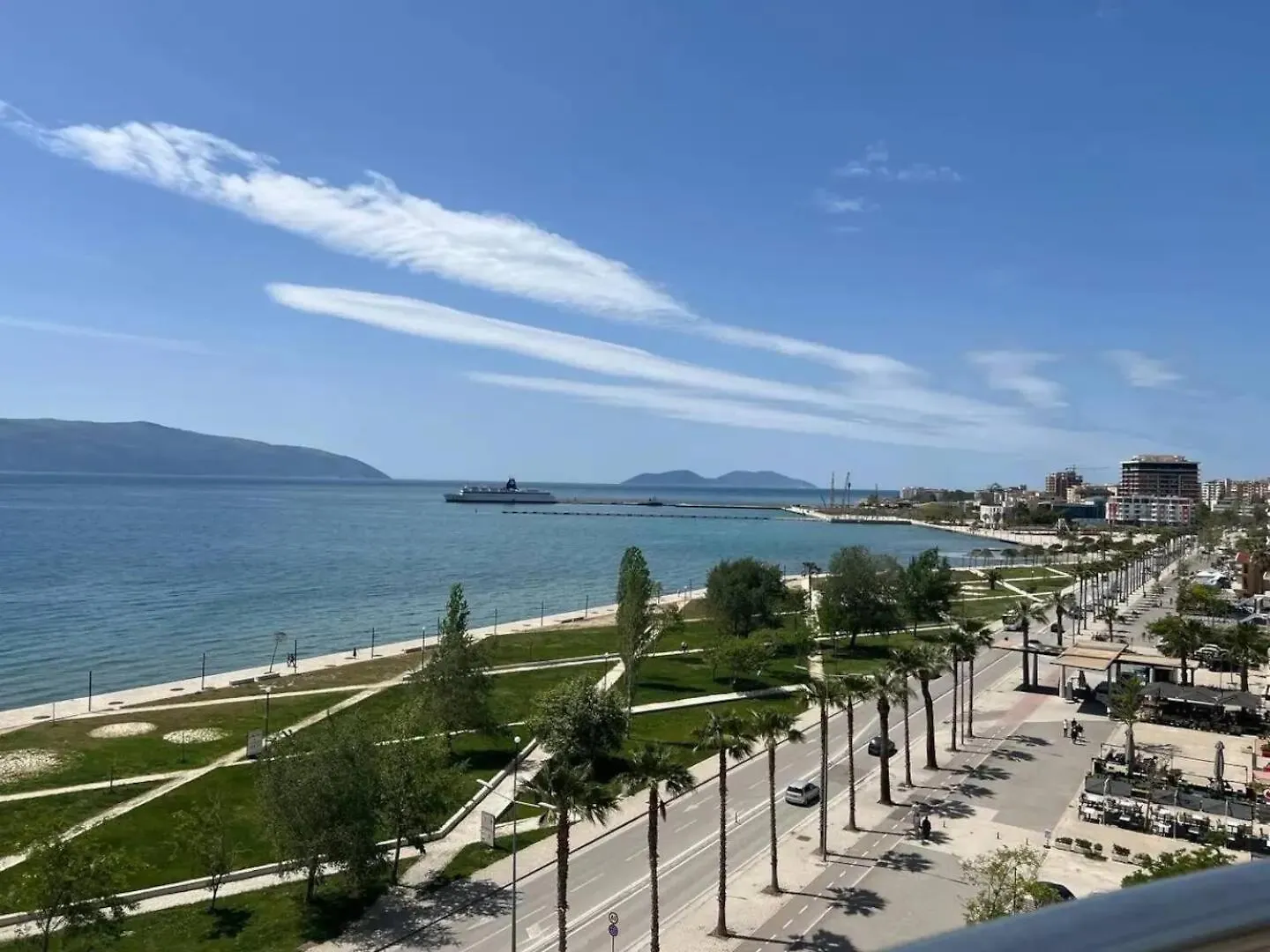 2-Bedroom Beachfront Apartment With 2 Balconies By Apartments Vlora Holidays  Vlore