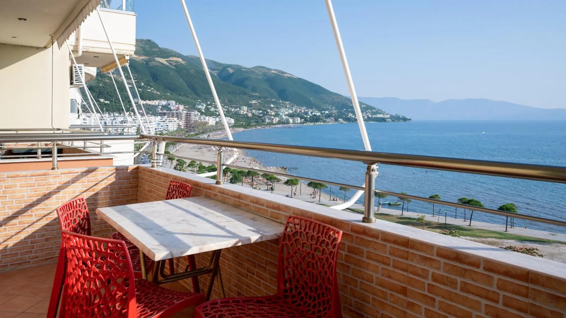 2-Bedroom Beachfront Apartment With Sea View Vlorë Albania